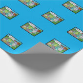 カタツムリ実在の不動産の売りおもしろい上げギフトと収集品 ラッピングペーパー (角)