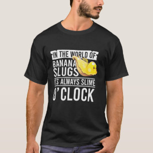 カタツムリ引用文及びカタツムリ猫用バナナカタツムリ Tシャツ