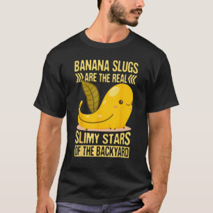 カタツムリ引用文及びカタツムリ猫用バナナカタツムリ Tシャツ