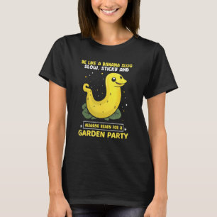 カタツムリ引用文及びカタツムリ猫用バナナカタツムリ Tシャツ