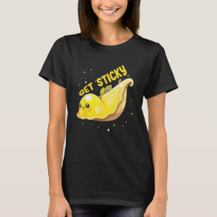 カタツムリ捕手用バナナスラグキャッチャー引用文7 Tシャツ