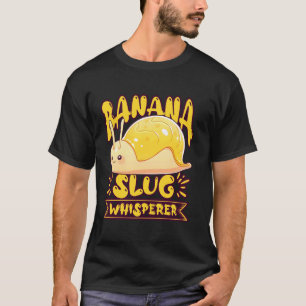 カタツムリ捕獲器用バナナスラグキャッチャー引用文 Tシャツ