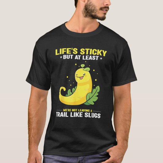 カタツムリ捕獲用バナナスラッグキャッチャー引用 Tシャツ (正面)