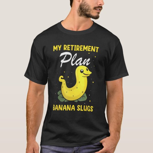 カタツムリ捕獲者向けバナナカタツムリ採集名言 12 Tシャツ (正面)