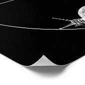 カタツムリ数学フィボナッチ数学先生Geom ポスター (角)