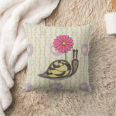 カタツムリ枕をサディ クッション (ブランケット)