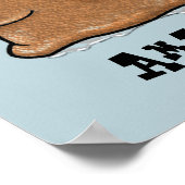 カタツムリ漫画 ポスター (角)