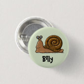 カタツムリ漫画 缶バッジ (正面&裏面)