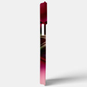 カタツムリ状のラインの華やかなピンクからグリーンへ、セピアへ Case-Mate iPhoneケース (裏面 / 右)