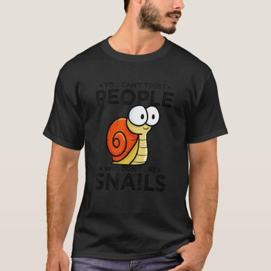 カタツムリ皮カタツムリ子供カタツムリ Tシャツ (正面)