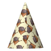 カタツムリ紙パーティーハッピーリトルカタツムリ パーティーハット (裏面)