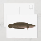 カタツムリ素晴らしフ ポストカード (正面/裏面)