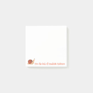 カタツムリ芸術品を気取ったーのパーソナライズ ポストイット