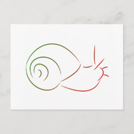 カタツムリ葉書 ポストカード