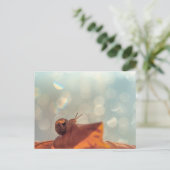 カタツムリ葉書 ポストカード (スタンド正面)