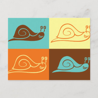 カタツムリ葉書 ポストカード