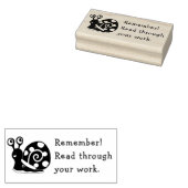 カタツムリ読のゴムのスタンプを覚えておきなさい ラバースタンプ (押印)