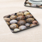 カタツムリ貝コースター コースター (左側)