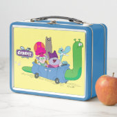 カタツムリ車のMung、Chewder、Shnitzel、Truffles メタルランチボックス (インサイチュ)