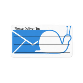 カタツムリ郵便お届け(PDT)ラベル ラベル