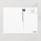 カタツムリ郵便が大好き!(はがき) ポストカード (裏面)