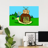 カタツムリ郵便キッズポスター ポスター (ホームオフィス)