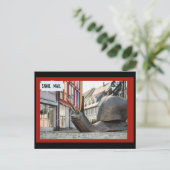 カタツムリ郵便葉書 ポストカード (スタンド正面)