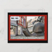 カタツムリ郵便葉書 ポストカード (正面/裏面)