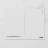 カタツムリ郵便葉書 ポストカード (裏面)