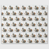 カタツムリ郵便配達 ラッピングペーパー (フラット)