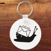 カタツムリ郵便 キーホルダー (正面)