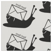 カタツムリ郵便 ファブリック (クローズアップ)