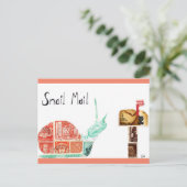 カタツムリ郵便 ポストカード (スタンド正面)