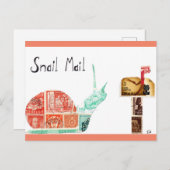カタツムリ郵便 ポストカード (正面/裏面)