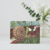 カタツムリ郵便 ポストカード (スタンド正面)