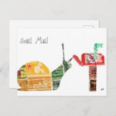 カタツムリ郵便 ポストカード (正面/裏面)