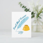 カタツムリ郵便 ポストカード (スタンド正面)