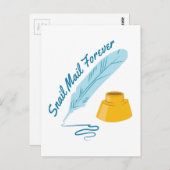 カタツムリ郵便 ポストカード (正面/裏面)