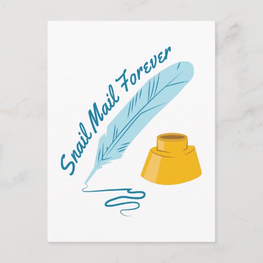 カタツムリ郵便 ポストカード (正面)