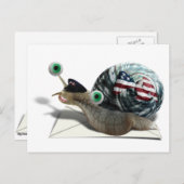 カタツムリ郵便 ポストカード (正面/裏面)