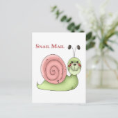 カタツムリ郵便 ポストカード (スタンド正面)