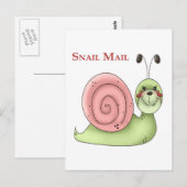 カタツムリ郵便 ポストカード (正面/裏面)