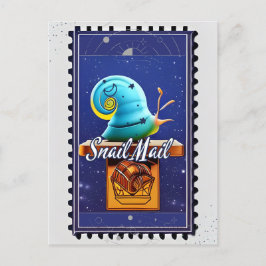 カタツムリ郵便、ポストクロッシング用はがき ポストカード