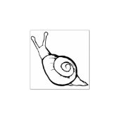 カタツムリ郵便 ラバースタンプ (インプリント)