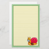 カタツムリ郵便 便箋 (正面/裏面)