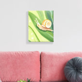 カタツムリ郵便 | 水彩自然 キャンバスプリント (インサイチュ (リビング))