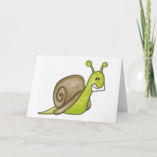 カタツムリ郵便Notecards カード