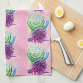 カタツムリ キッチンタオル (四つ折り)