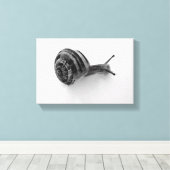 カタツムリ キャンバスプリント (インサイチュ (ウッドフロア))