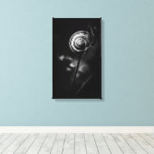 カタツムリ キャンバスプリント (インサイチュ (ウッドフロア))